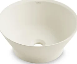 Malja-allas Bathco Etna Cru, Ø395mm, matta luonnonvalkoinen