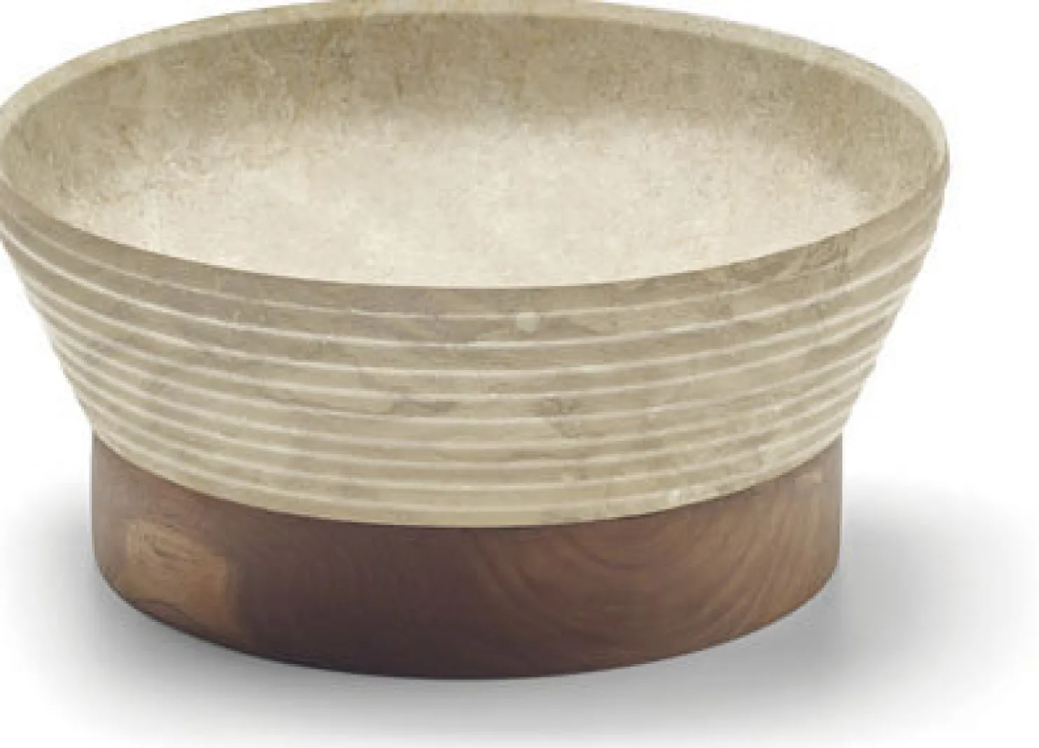 Malja-allas Bathco Mimika Ø380mm, luonnonkivi, eri värejä