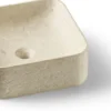 Malja-allas Bathco Morella Cuadrado Ø385mm, luonnonkivi, beige