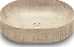 Malja-allas Bathco Striae Oval, 580x380mm, eri värejä