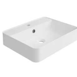 Malja-allas Grip Octavia 500x400mm valumarmori valkoinen