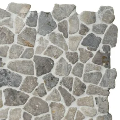 Marmorimosaiikki Qualitystone Mosaic Light Grey Interlock, verkolla, vapaa mitta
