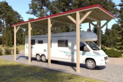 Matkailuautokatos Holzbrüder Ralf 32m2