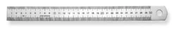 Mittaviivain Scala 498, 300x30x1mm, ruostumaton teräs