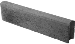 Nurmikon reunakivi Lakka 600x135x80 mm musta