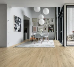 Parketti Kährs Beyond Retro Tammi Frosted Oat 3S ultramattalakattu harjattu