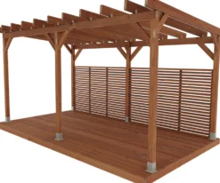 Pergola Miljöökoriste, ruskea, eri mittoja