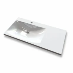 Pesuallas Grip Jojo 90 900x505mm valumarmori vasen valkoinen