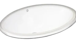 Pesuallas Gustavsberg, 57 cm, alta kiinnitettävä, valkoinen