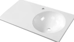 Pesuallas Interia Juno oikeakätinen komposiittikivi 800 X 460 mm valkoinen