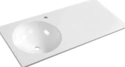 Pesuallas Interia Juno 1000 x 470 mm kivi valkoinen vasen