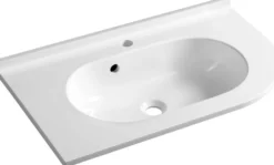Pesuallas Interia Pulse 75x45 cm, vasen, valkoinen