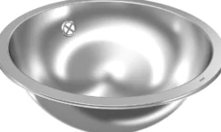 Pesuallas KWC Kiuta Ø380 mm rst korkeakiiltoinen