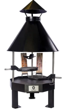 Pihagrilli Carelia Grill® 9K-100 Premium matala musta