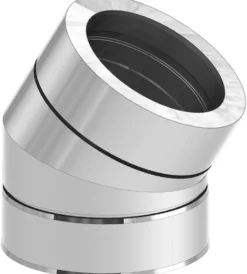 Piipun/hormin mutka Jeremias 30° Ø180 mm rst