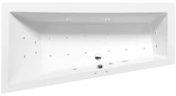 Poreamme Interia Andra Active Hydro-Air, 1600x900x450mm, vasen, 240l, valkoinen