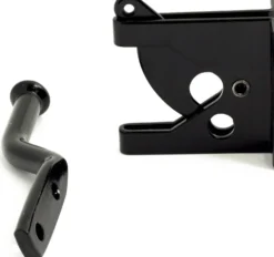 Porttisalpa Habo 49 musta lukittava