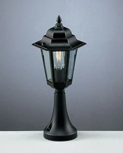 Porttivalaisin Noor Milano Mini Ø205x450 mm musta