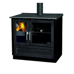 Puuliesi Plamen Glas 910, 180m³, 9 kW, musta