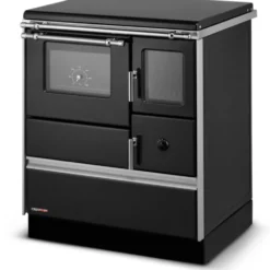 Puuliesi SVT Alfa 70 LUX lasiovella, 6,3 kW, 65 m2, hormilähtö vasemmalla