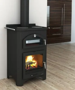Puutakka/puuhella Bronpi Monza 14kW, musta