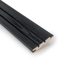 Rimapaneeli Jokiwood 2-valeura 15x95x2370mm, mänty, saunasuojattu, läpikuultava musta, päätypontattu