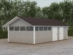 Roskakatos Timburg RK38V, 9040x4236mm, 38.3m², puuvalmis