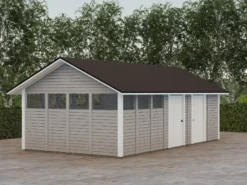 Roskakatos Timburg RK34V, 8040x4236mm, 34m², puuvalmis