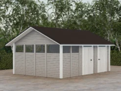 Roskakatos Timburg RK25V, 6040x4236mm, 25.6m², puuvalmis