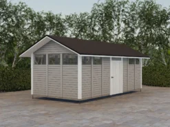 Roskakatos Timburg RK23, 7040x3236mm, 22.8m², puuvalmis
