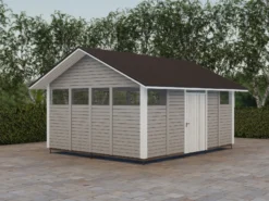 Roskakatos Timburg RK21, 6040x3236mm, 21.3m², puuvalmis