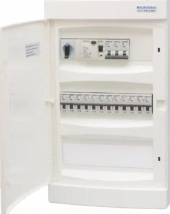 Ryhmäkeskus Malmbergs 3x12 modulia, IP40, pinta-asennus