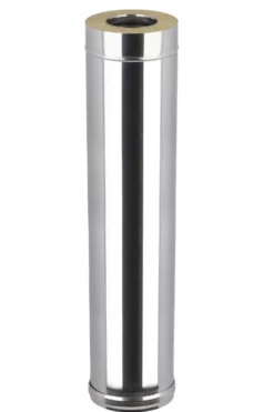 Saunan Piippu Jeremias ECO 1000 mm jatko-osa Ø115 mm rst