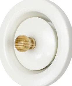 Saunan poistoilmaventtiili Pisla 280 Ø 100 mm valkoinen