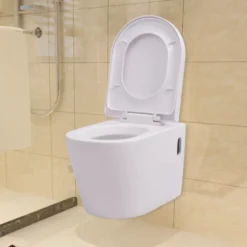 Seinäkiinnitettävä WC Keraaminen Valkoinen