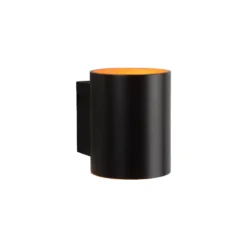 Seinävalaisin Lucide Xera Ø80mm 42W musta