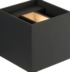 Seinävalaisin Lucide Xio LED neliö 1x4W harmaa