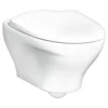 Seinä-WC-istuin Gustavsberg Estetic, Hygienic Flush, Soft Close/Quick Release -istuinkansi, C+, mattavalkoinen