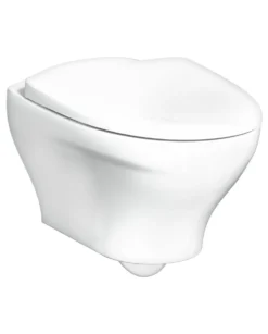 Seinä-WC-istuin Gustavsberg Estetic, Hygienic Flush, Soft Close/Quick Release -istuinkansi, C+, mattavalkoinen