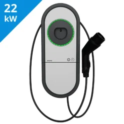 Sähköauton latausasema Ensto One EVH, Type2, 22kW(3x32A), 5m kaapeli