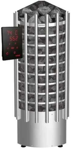 Sähkökiuas Harvia Glow Corner TRC90XE Steel 9 kW 8-14 m³ erillinen ohjaus