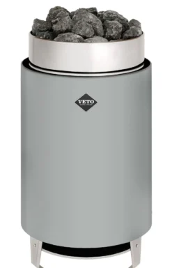 Sähkökiuas VETO SK15 15 kW 14-24 m³ erillinen ohjaus harmaa