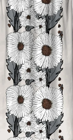 Sivuverho Vallila Hellekesä, 140x250cm