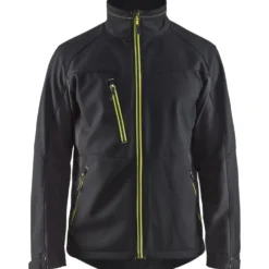 Softshell-takki Blåkläder 4950 musta/keltainen