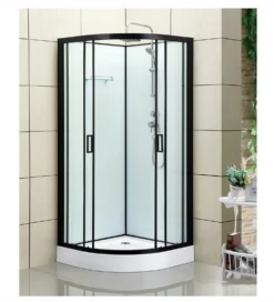 Suihkukaappi Bathlife Kyffe 900x900 mm musta