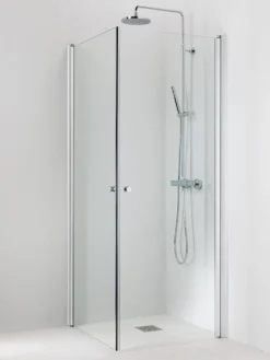 Suihkukulma Vihtan Ocean 3+3 700/800 mm kääntyvä suora kirkas lasi