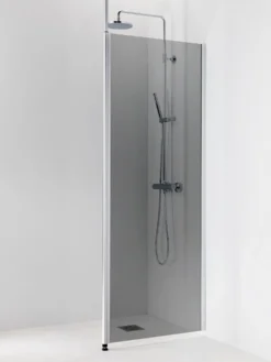 Suihkuseinä Vihtan Ocean 1 700x2015 mm kiinteä harmaa lasi