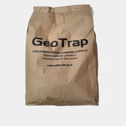 Suodatinmassa Pikkuvihreä GeoTrap harmaavesisuodattimeen