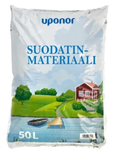 Suodatinmateriaali Uponor-harmaavesisuodattimiin 50 L