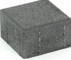 Suojatiekivi Rudus Kartanonoppa 80 138x138x80 mm sileä musta